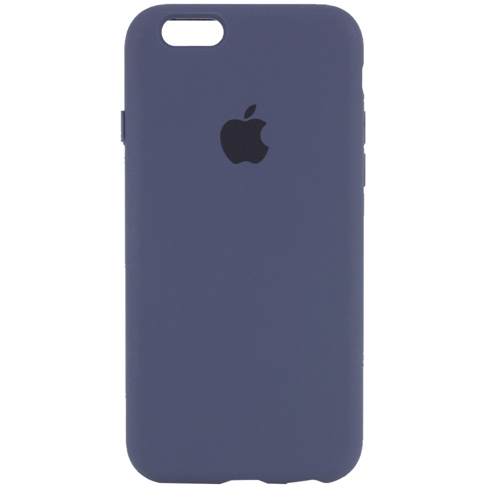 Silicone Case Full Protective (AA) для iPhone 6 / 6s (Midnight Blue)-0